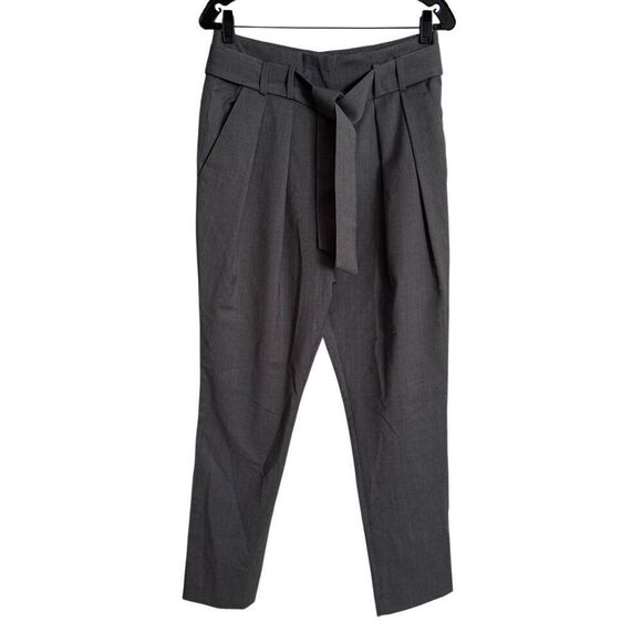 IRO Bettina Belted Wool Tapered Pants FR38 Gray - Picture 3 of 13